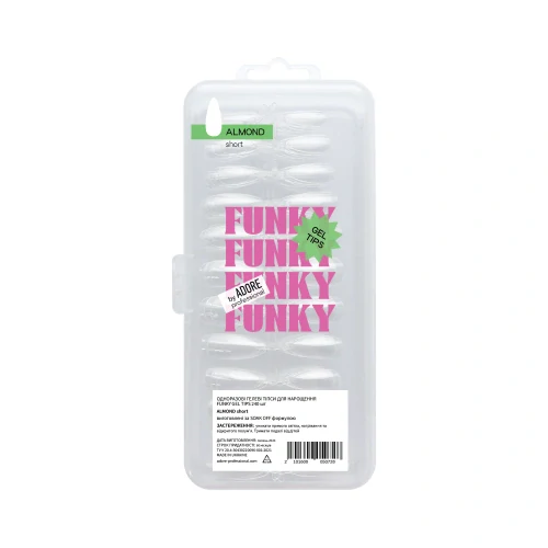 Gelove Funky Tips Almond (short)